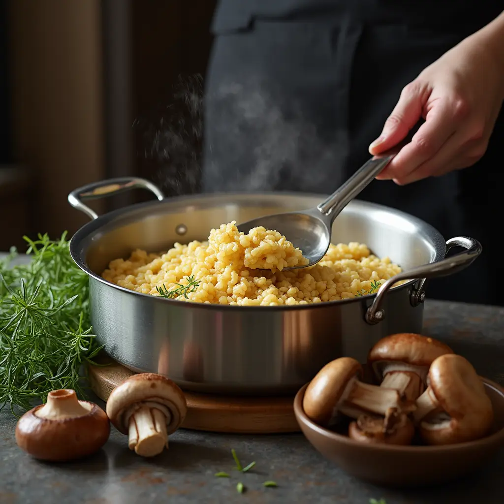 pilz risotto